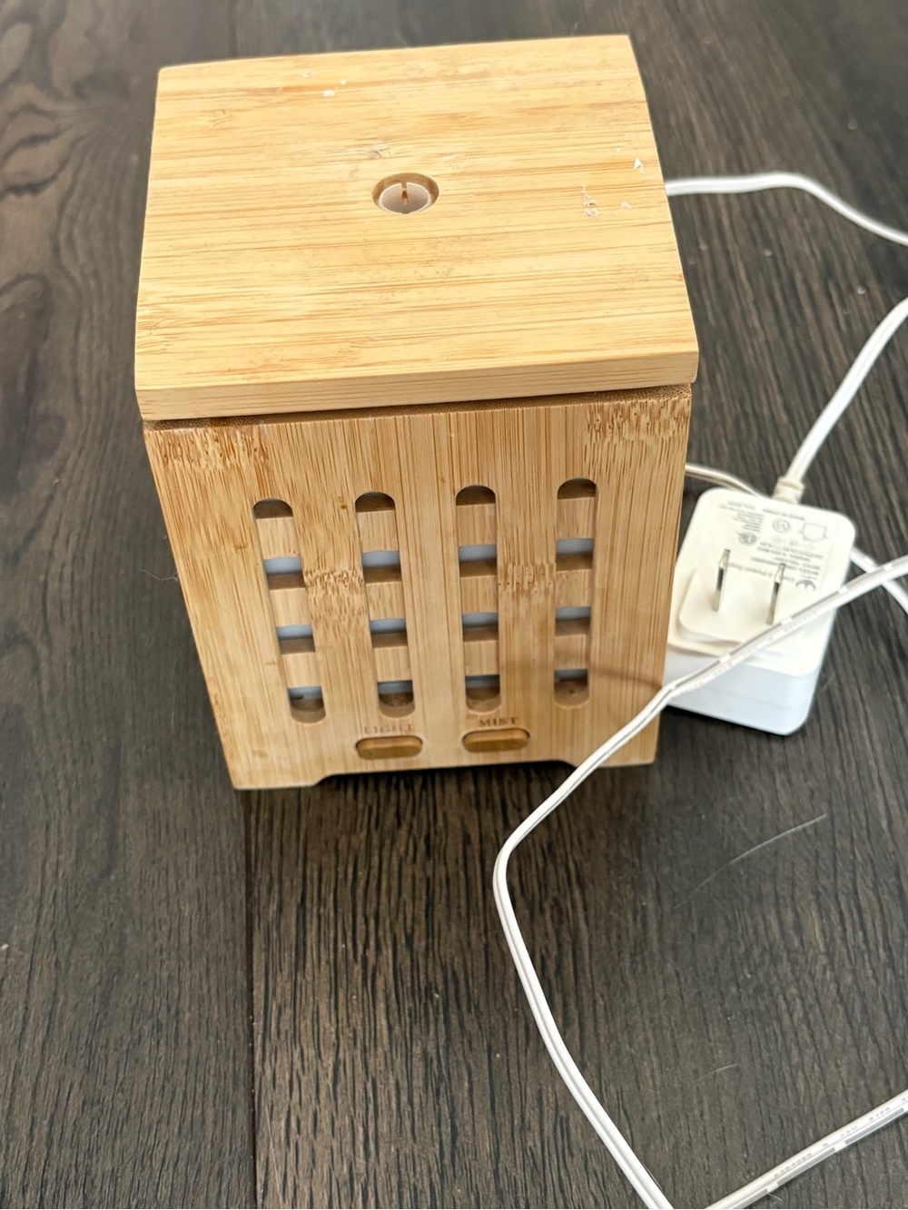 Bamboo humidifer Lamp